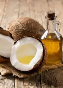 coconut oil for reducing gum inflation